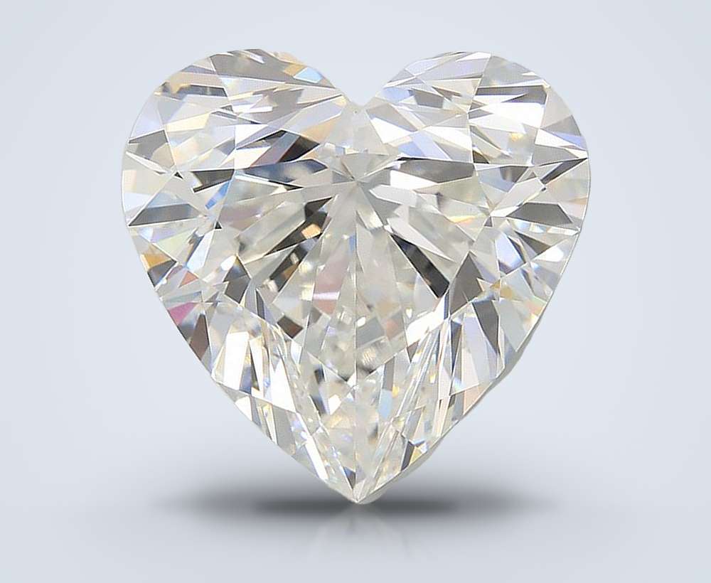 11.03ct F VVS2 Rare Carat Ideal Cut Heart Lab Grown Diamond