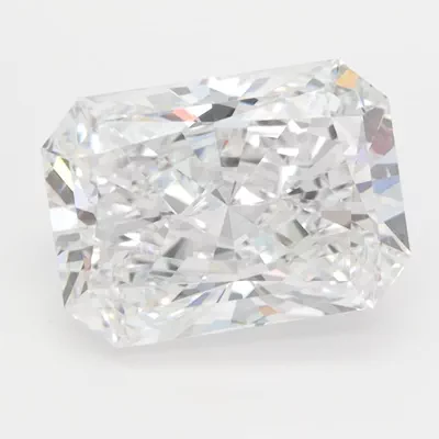 3.06ct D VVS2 Rare Carat Ideal Cut Radiant Lab Grown Diamond