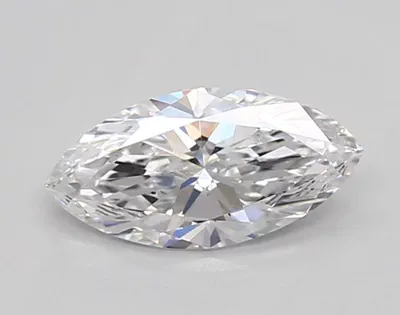 0.63ct D VVS2 Rare Carat Ideal Cut Marquise Lab Grown Diamond