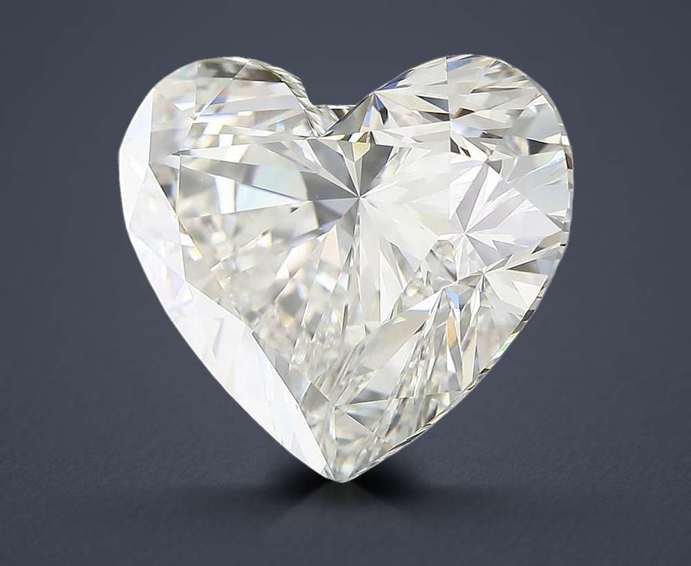 10.04ct G VVS2 Rare Carat Ideal Cut Heart Lab Grown Diamond