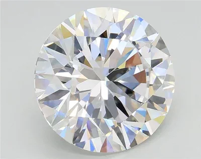 3.07ct E VVS2 Excellent Cut Round Lab Grown Diamond