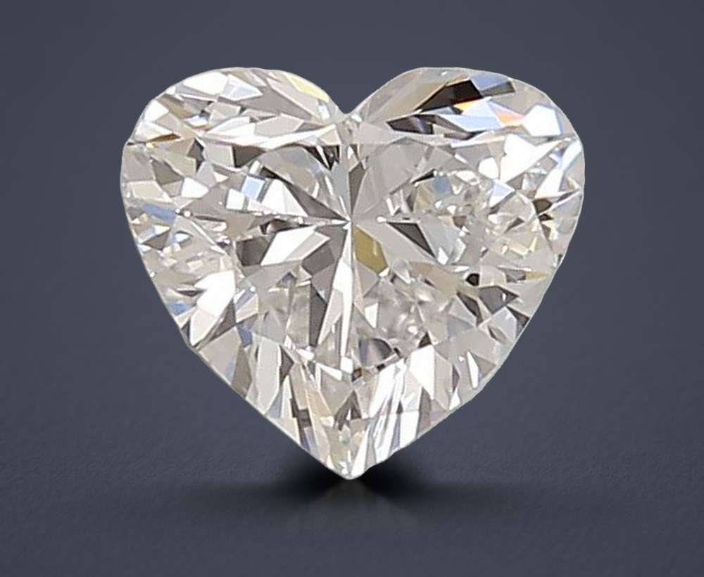 1.10ct D VVS2 Excellent Cut Heart Lab Grown Diamond