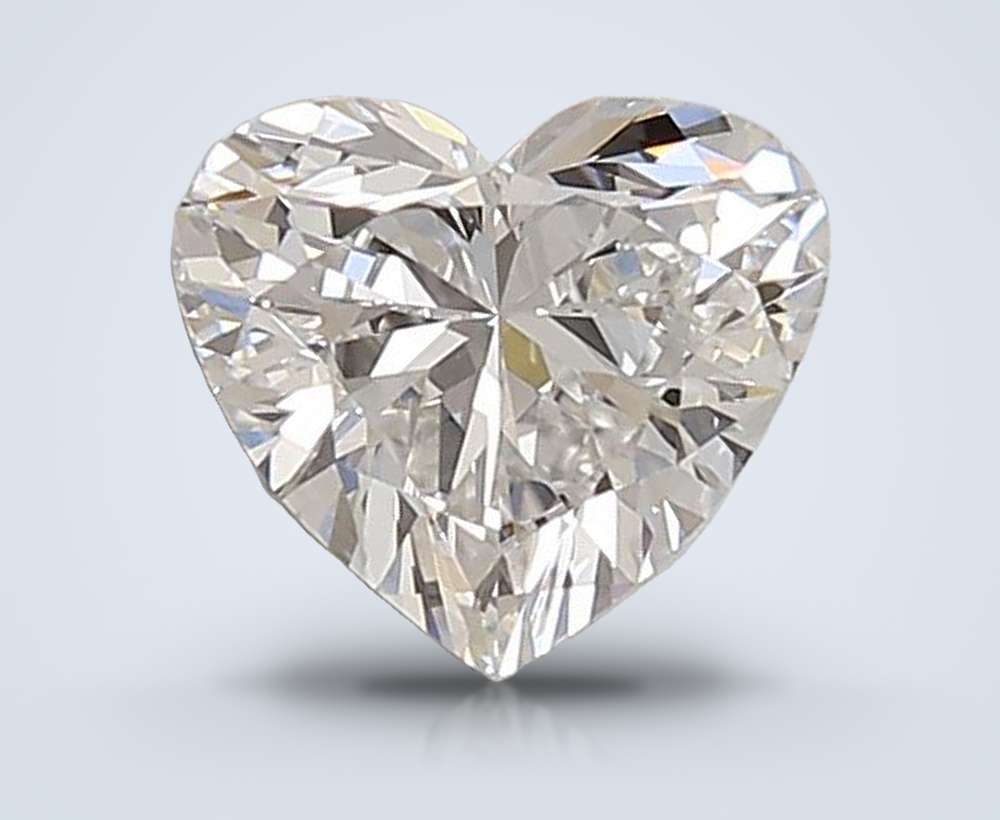 1.10ct D VVS2 Excellent Cut Heart Lab Grown Diamond