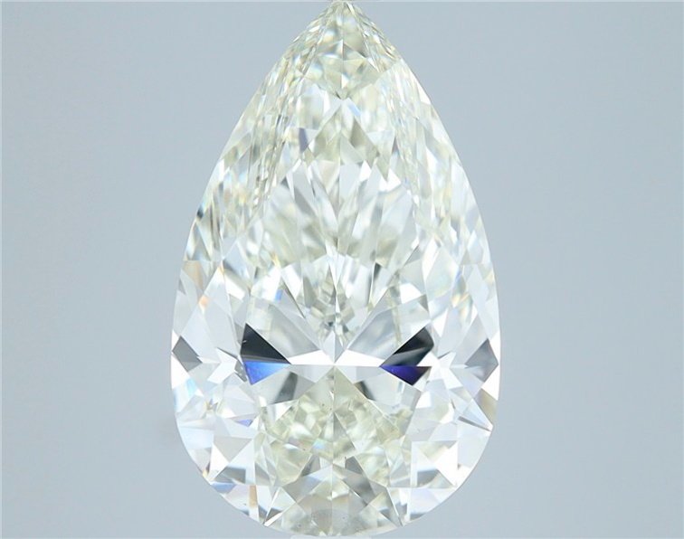 4.04ct I VS2 Rare Carat Ideal Cut Pear Diamond