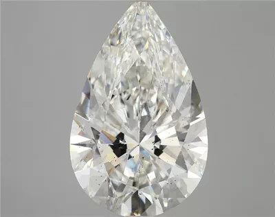 6.03ct G SI1 Rare Carat Ideal Cut Pear Lab Grown Diamond