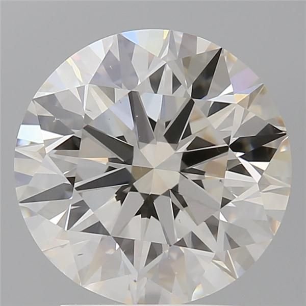 2.71ct J VS2 Rare Carat Ideal Cut Round Diamond