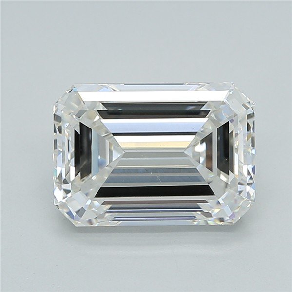 3.06ct F VS1 Excellent Cut Emerald Lab Grown Diamond