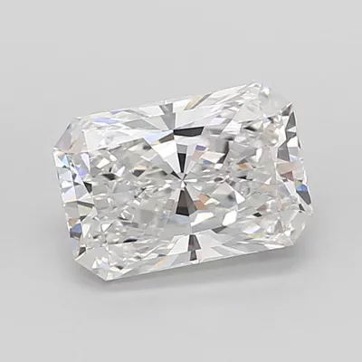 3.54ct E VVS2 Rare Carat Ideal Cut Radiant Lab Grown Diamond