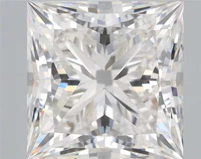 6.01ct G VS1 Rare Carat Ideal Cut Princess Lab Grown Diamond