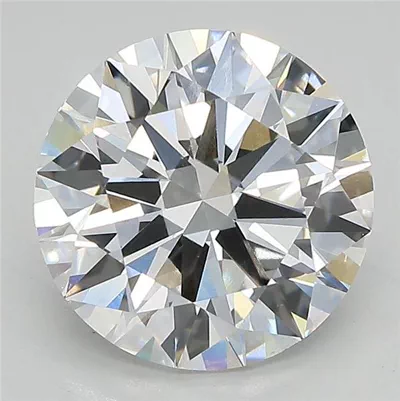4.01ct D VVS1 Rare Carat Ideal Cut Round Lab Grown Diamond