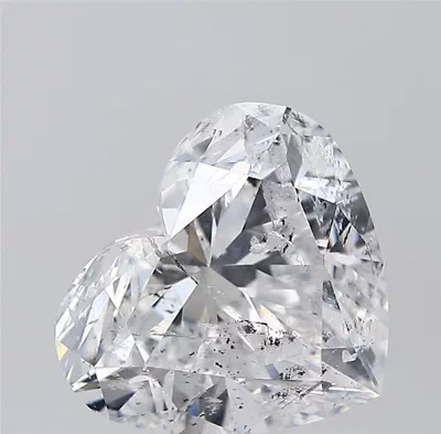 5.01ct D SI2 Rare Carat Ideal Cut Heart Diamond