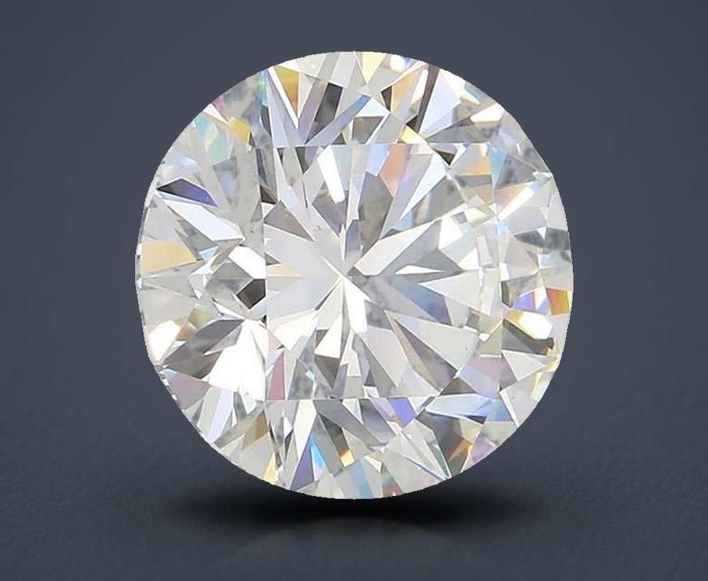 6.79ct F VS1 Rare Carat Ideal Cut Round Lab Grown Diamond