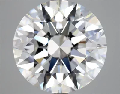 5.01ct F VS1 Rare Carat Ideal Cut Round Diamond