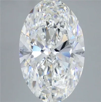 10.05ct F VS2 Rare Carat Ideal Cut Oval Lab Grown Diamond
