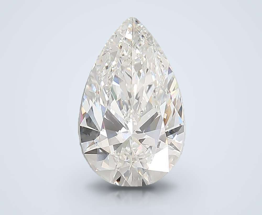 10.08ct F VVS2 Rare Carat Ideal Cut Pear Lab Grown Diamond
