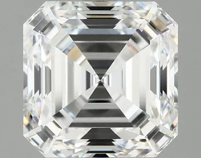 2.94ct D VVS2 Very Good Cut Asscher Lab Grown Diamond