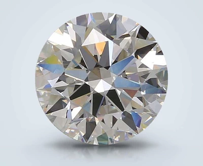 4.04ct I SI1 Rare Carat Ideal Cut Round Diamond