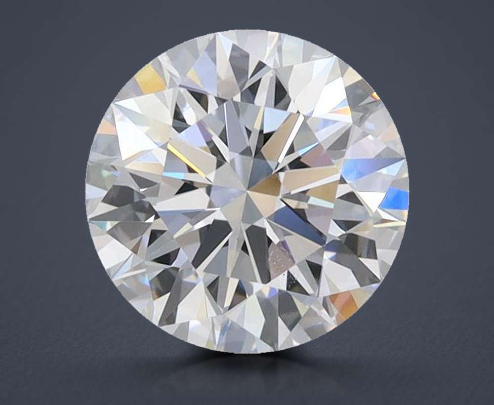 1.55ct D VVS2 Rare Carat Ideal Cut Round Lab Grown Diamond