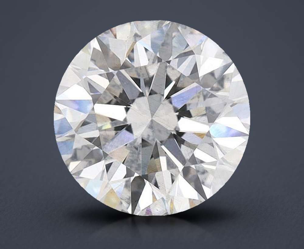 3.02ct G SI1 Rare Carat Ideal Cut Round Lab Grown Diamond