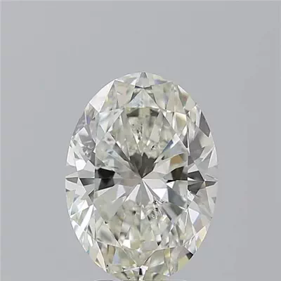 4.01ct J SI2 Very Good Cut Oval Diamond