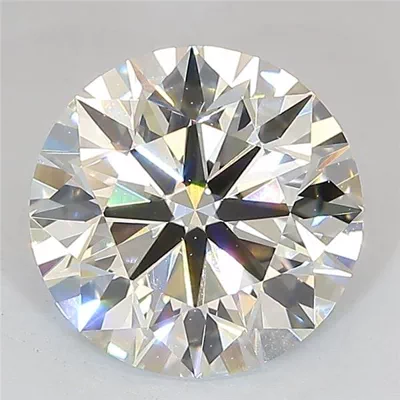 3.01ct J VS1 Rare Carat Ideal Cut Round Lab Grown Diamond