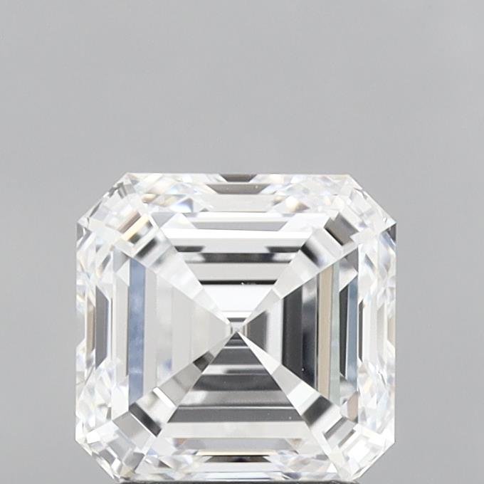2.10ct D VVS1 Rare Carat Ideal Cut Asscher Lab Grown Diamond