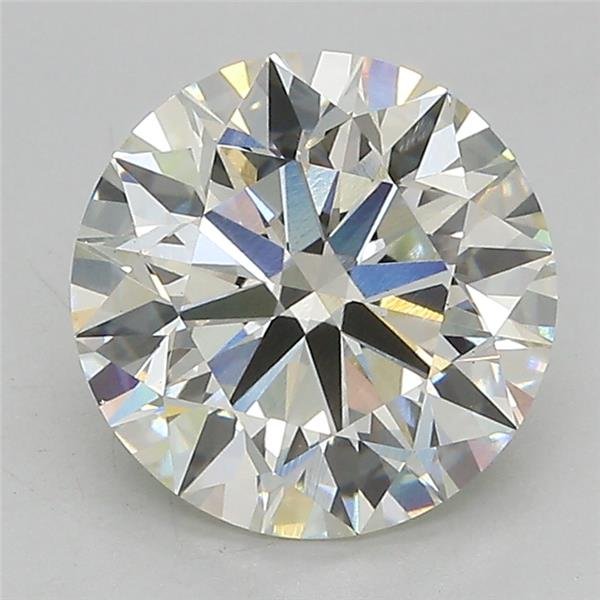 3.04ct J VS1 Ideal Cut Round Lab Grown Diamond