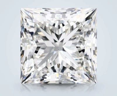 5.18ct G VS1 Rare Carat Ideal Cut Princess Lab Grown Diamond