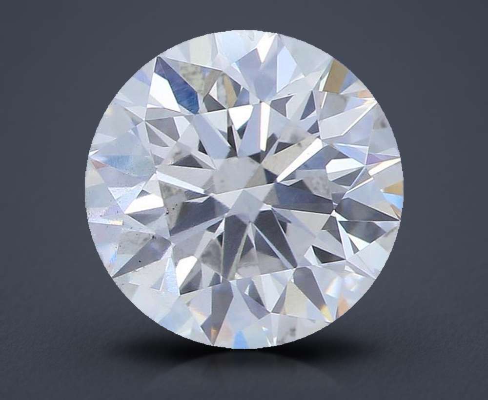 2.50ct F SI1 Rare Carat Ideal Cut Round Lab Grown Diamond