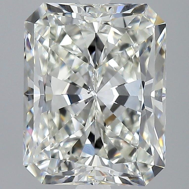 4.00ct J SI1 Rare Carat Ideal Cut Radiant Diamond