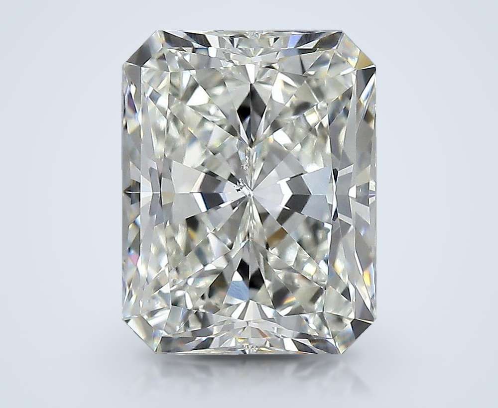 4.00ct J SI1 Rare Carat Ideal Cut Radiant Diamond