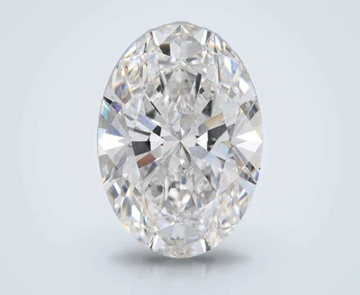 10.70ct F VS2 Rare Carat Ideal Cut Oval Lab Grown Diamond