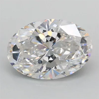 2.04ct E VS1 Rare Carat Ideal Cut Oval Lab Grown Diamond