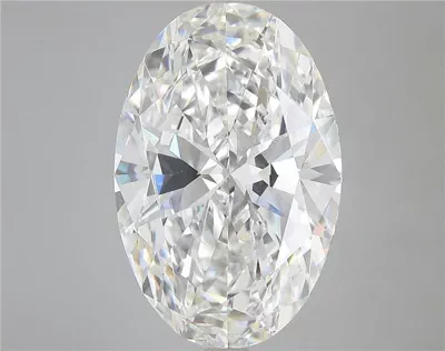 10.46ct F VVS2 Rare Carat Ideal Cut Oval Lab Grown Diamond