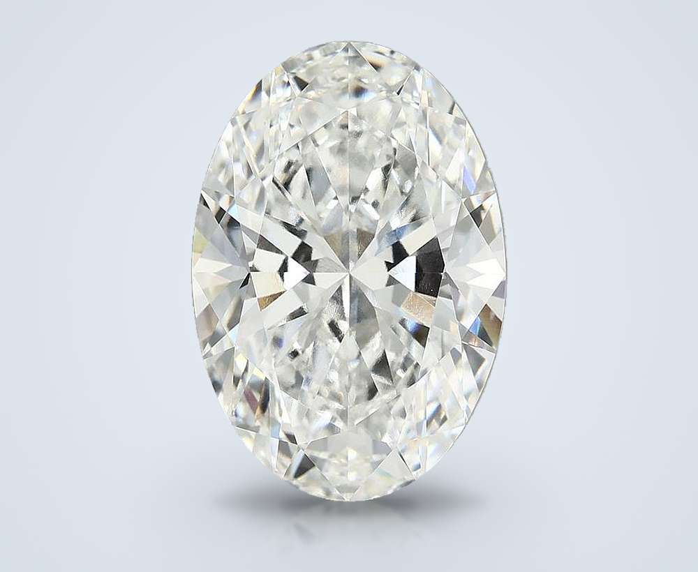 10.35ct F VVS2 Rare Carat Ideal Cut Oval Lab Grown Diamond
