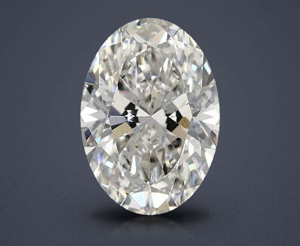 1.54ct G VS1 Rare Carat Ideal Cut Oval Lab Grown Diamond