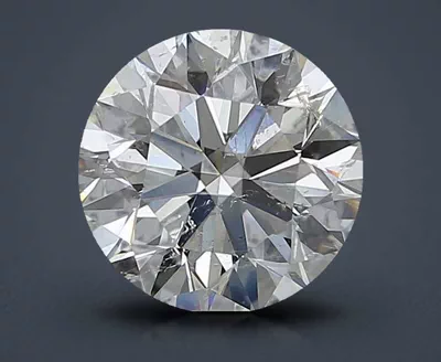 3.01ct H SI2 Excellent Cut Round Diamond