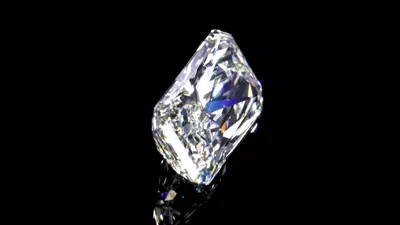 5.07ct K SI1 Rare Carat Ideal Cut Radiant Diamond