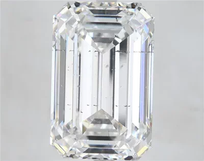 10.01ct F SI1 Excellent Cut Emerald Lab Grown Diamond