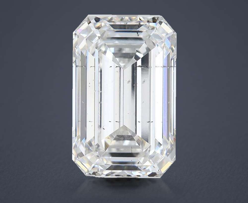 10.01ct F SI1 Excellent Cut Emerald Lab Grown Diamond
