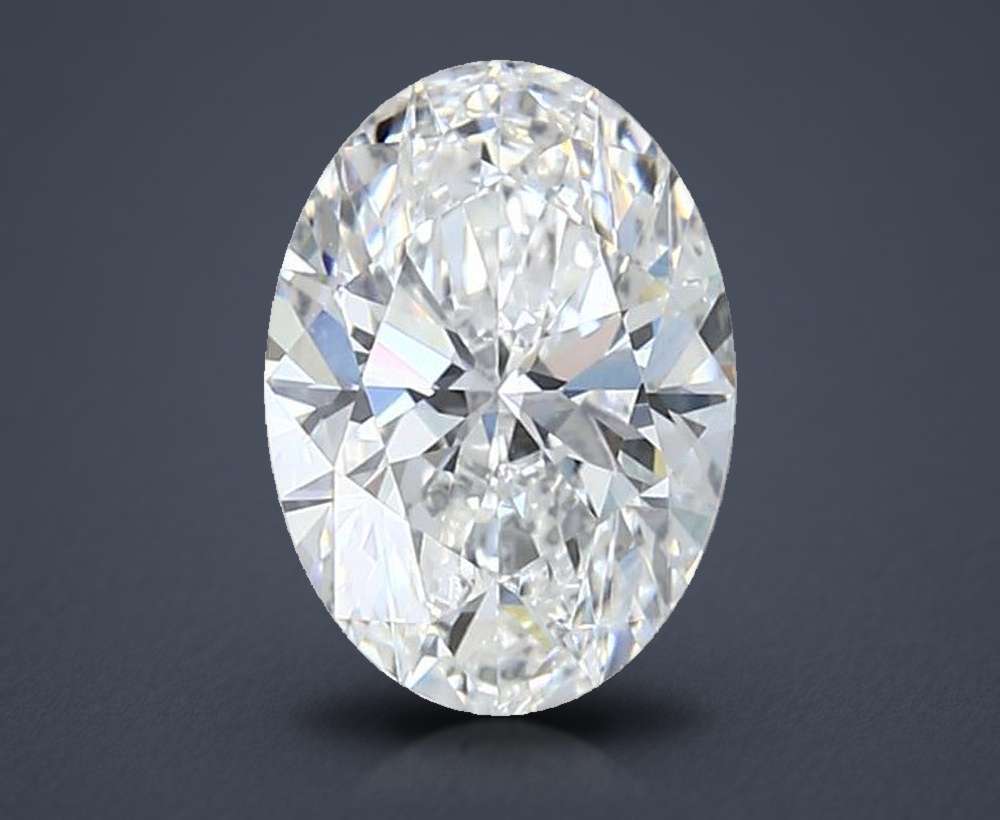 1.52ct E VVS2 Rare Carat Ideal Cut Oval Lab Grown Diamond