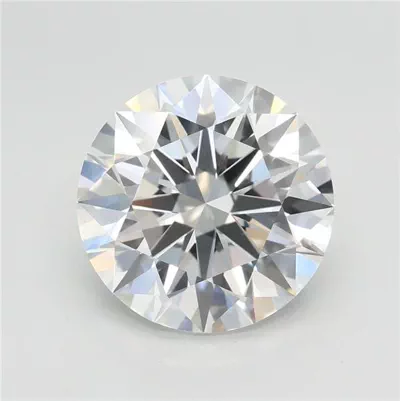 3.01ct F VVS1 Rare Carat Ideal Cut Round Lab Grown Diamond