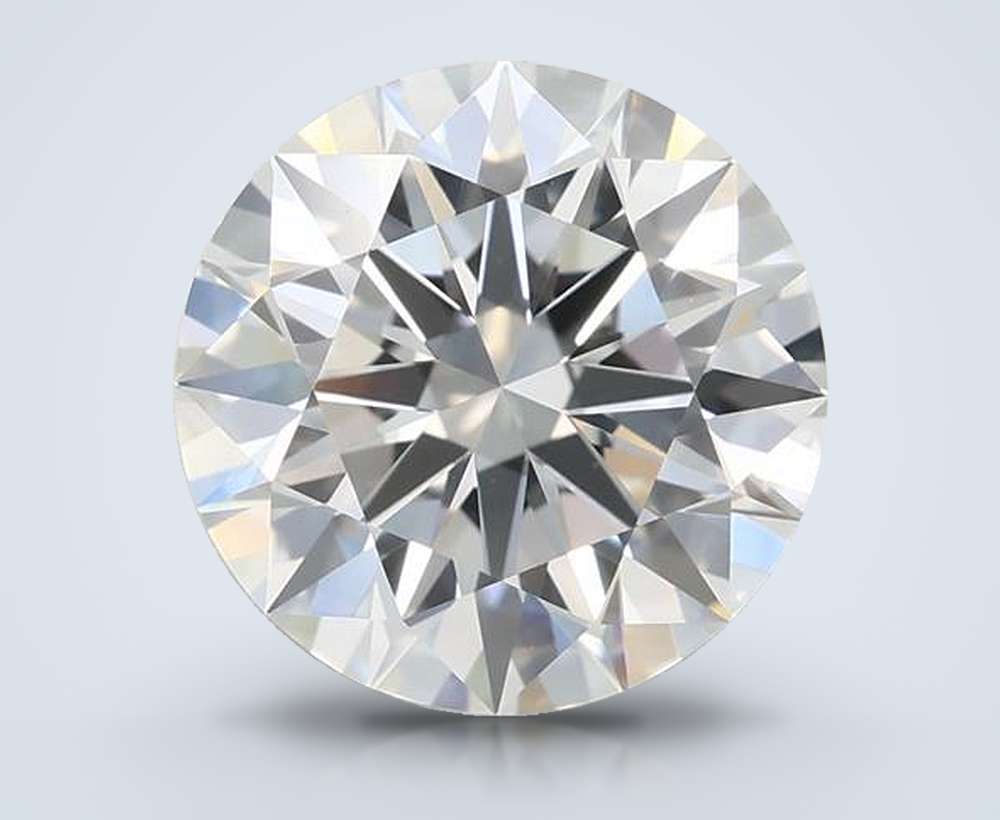 3.01ct F VVS1 Rare Carat Ideal Cut Round Lab Grown Diamond