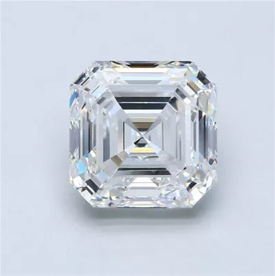 5.01ct E VS1 Rare Carat Ideal Cut Asscher Diamond