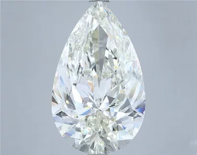 9.02ct I SI1 Rare Carat Ideal Cut Pear Diamond