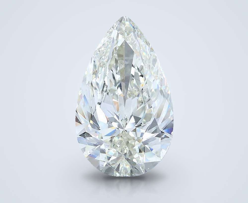 9.02ct I SI1 Rare Carat Ideal Cut Pear Diamond
