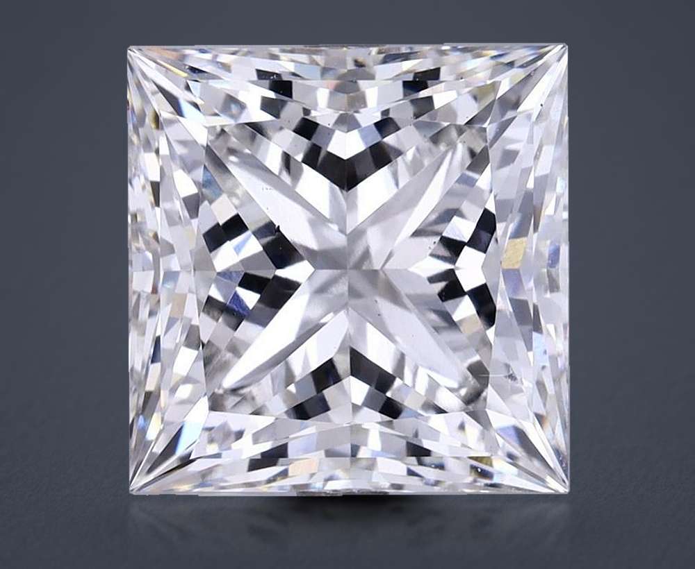 7.59ct G VS2 Rare Carat Ideal Cut Princess Lab Grown Diamond