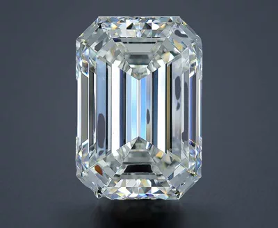 5.40ct I VS2 Rare Carat Ideal Cut Emerald Diamond