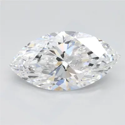2.54ct D IF Rare Carat Ideal Cut Marquise Lab Grown Diamond
