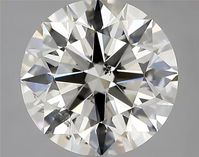 2.82ct K SI2 Rare Carat Ideal Cut Round Diamond